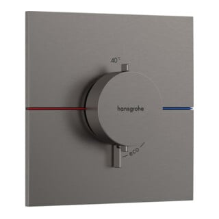 hansgrohe Thermostat ShowerSelect Comfort E encastré, 1 sortie, chrome noir brossé