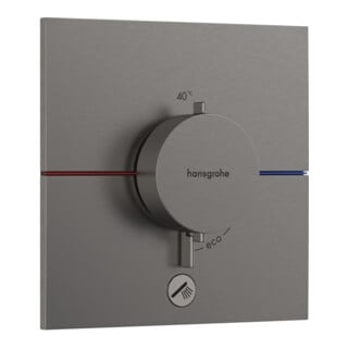 hansgrohe Thermostat ShowerSelect Comfort E encastré, 1 voie + 1 sortie suppl., bleu brossé
