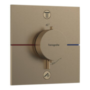 hansgrohe Thermostat ShowerSelect Comfort E encastré, 2 sorties, sans robinet, EN 1717, bronze brossé