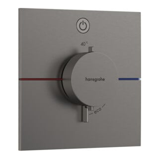 hansgrohe Thermostat ShowerSelect Comfort E encastré, f 1 sortie, chrome noir brossé