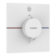 hansgrohe Thermostat ShowerSelect Comfort E encastré, pour 1 utilisateur, blanc mat-1