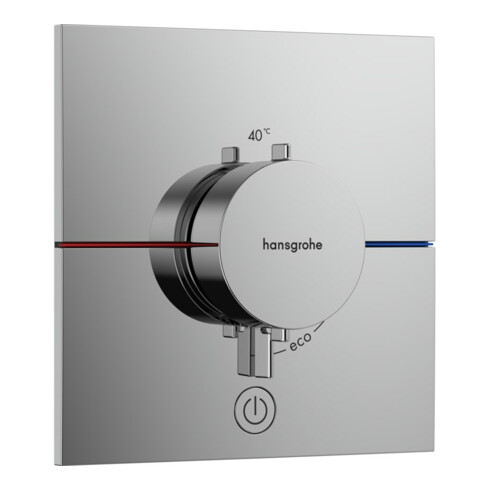 hansgrohe Thermostat ShowerSelect Comfort E UP, f 1 Verbr. u. 1 zus. Abgang, chrom