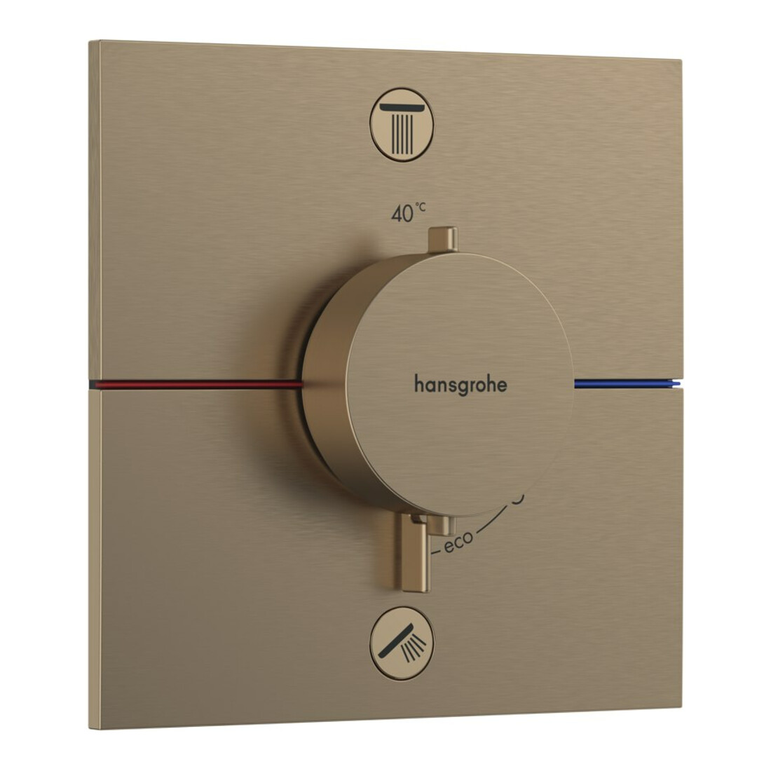 hansgrohe Thermostat ShowerSelect Comfort E UP, f 2 Verb, m Kom EN 1717, brush. bron