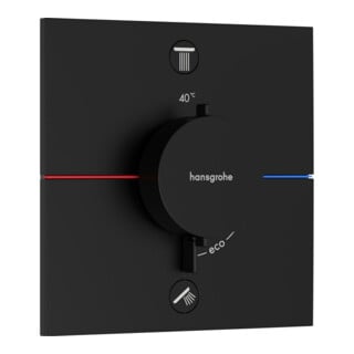 hansgrohe Thermostat ShowerSelect Comfort E UP, f 2 Verb, m Kom EN 1717, matt-sw