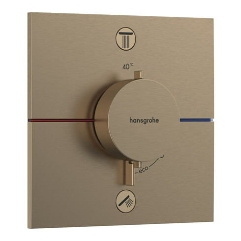 hansgrohe Thermostat ShowerSelect Comfort E UP, f 2 Verb, o Kom EN 1717, brush. bron