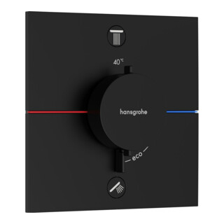 hansgrohe Thermostat ShowerSelect Comfort E UP, f 2 Verb, o Kom EN 1717, matt-sw