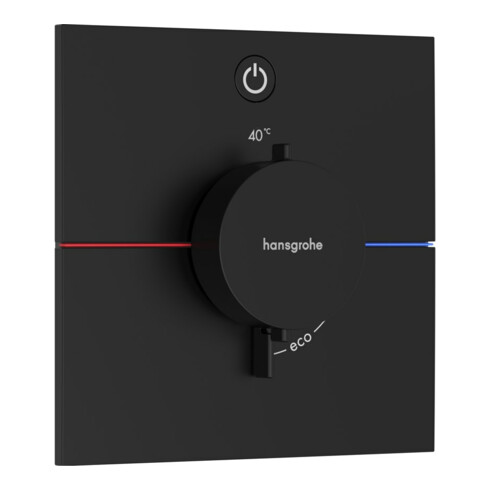 hansgrohe Thermostat ShowerSelect Comfort E UP, für 1 Verbraucher, mattschwarz