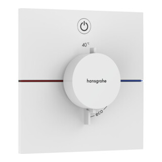 hansgrohe Thermostat ShowerSelect Comfort E UP, für 1 Verbraucher, mattweiß