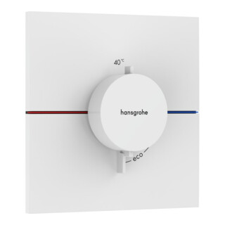 hansgrohe Thermostat ShowerSelect Comfort E UP, für 1 Verbraucher, mattweiß