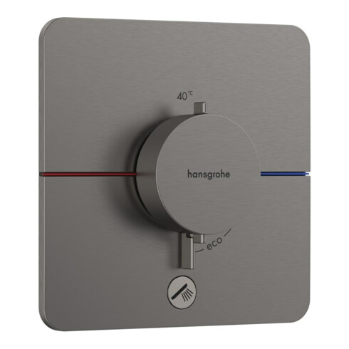hansgrohe Thermostat ShowerSelect Comfort Q UP, 1 voie + 1 sortie supplémentaire, bleu brossé vc