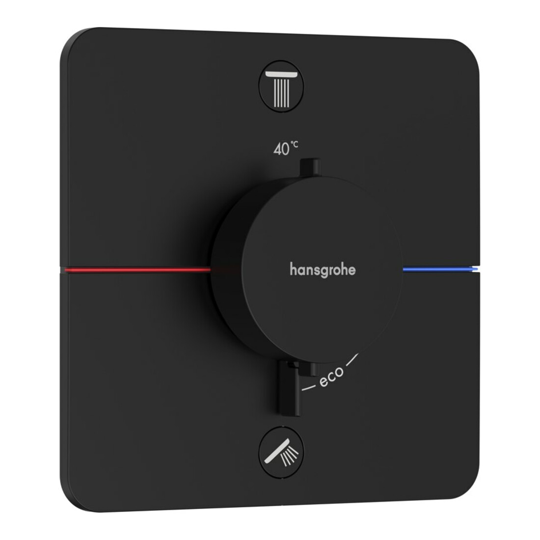 hansgrohe Thermostat ShowerSelect Comfort Q UP, 2 voies, avec Kom EN 1717, mat-noir
