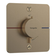 hansgrohe Thermostat ShowerSelect Comfort Q UP, 2 voies, mitigeur, conforme EN 1717, bronze brossé