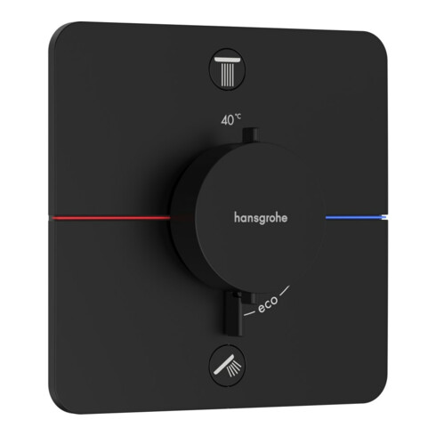 hansgrohe Thermostat ShowerSelect Comfort Q UP, f 2 Verb, m Kom EN 1717, matt-sw