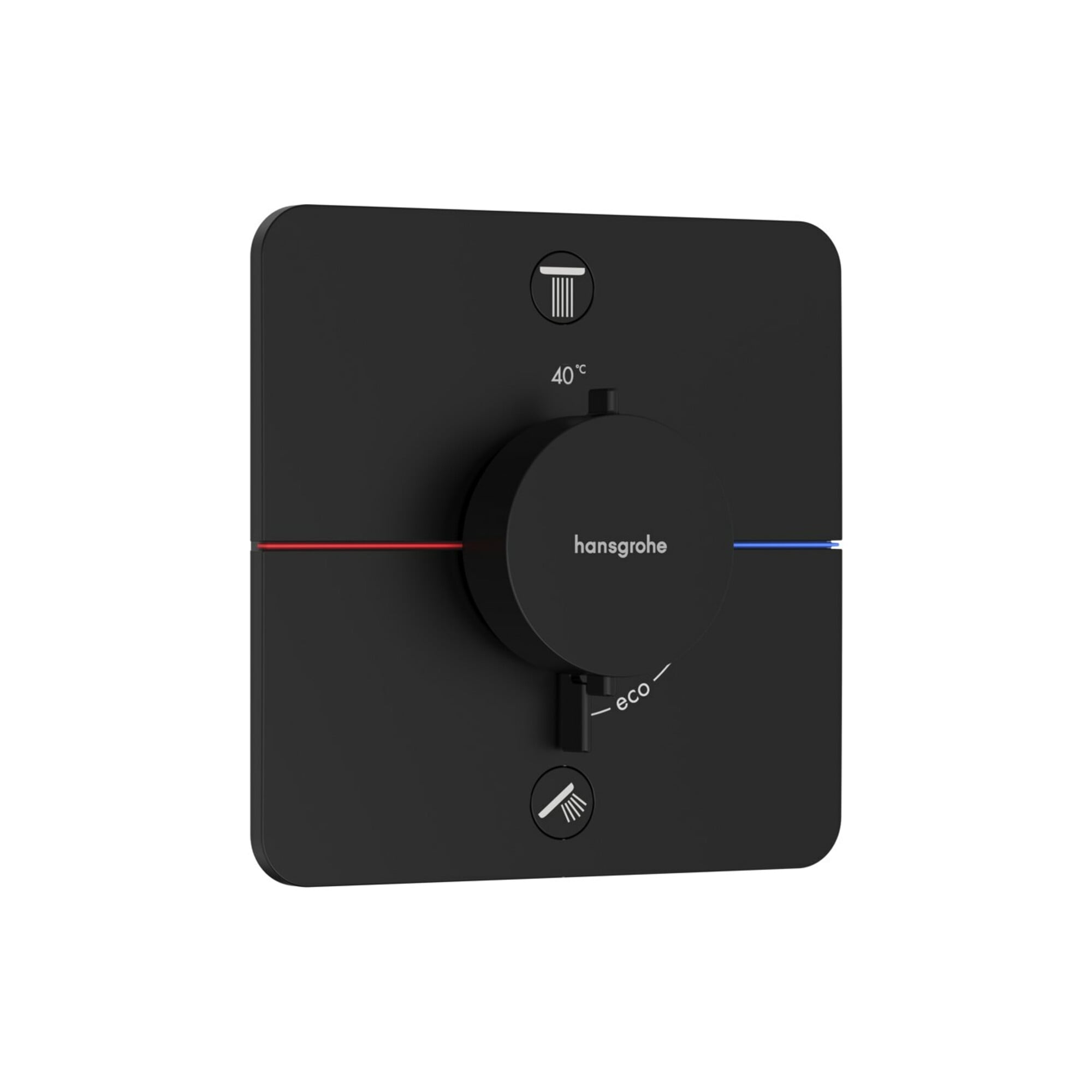 hansgrohe Thermostat ShowerSelect Comfort Q UP, f 2 Verb, m Kom EN 1717, matt-sw