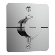 hansgrohe Thermostat ShowerSelect Comfort Q UP, mit 2 Ventilen, ohne Sicherungskombination EN 1717, chrom