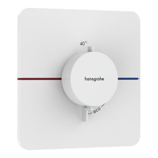hansgrohe Thermostat ShowerSelect Comfort Q UP, pour 1 utilisateur, blanc mat