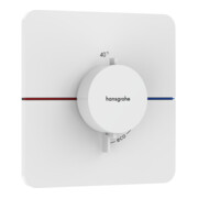 hansgrohe Thermostat ShowerSelect Comfort Q UP, pour 1 utilisateur, blanc mat
