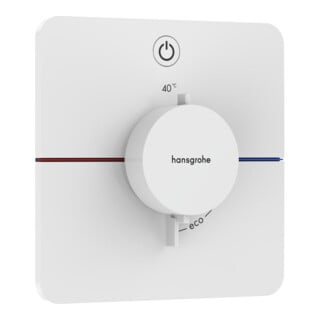 hansgrohe Thermostat ShowerSelect Comfort Q UP, pour 1 utilisateur, blanc mat