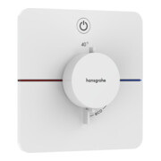 hansgrohe Thermostat ShowerSelect Comfort Q UP, pour 1 utilisateur, blanc mat