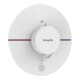 hansgrohe Thermostat ShowerSelect Comfort S encastré, 1 cons. et 1 sortie, blanc mat-1