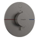 hansgrohe Thermostat ShowerSelect Comfort S encastré, 1 sortie, chrome noir brossé-1