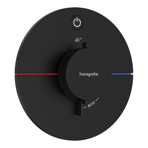 hansgrohe Thermostat ShowerSelect Comfort S encastré, 1 sortie, noir mat