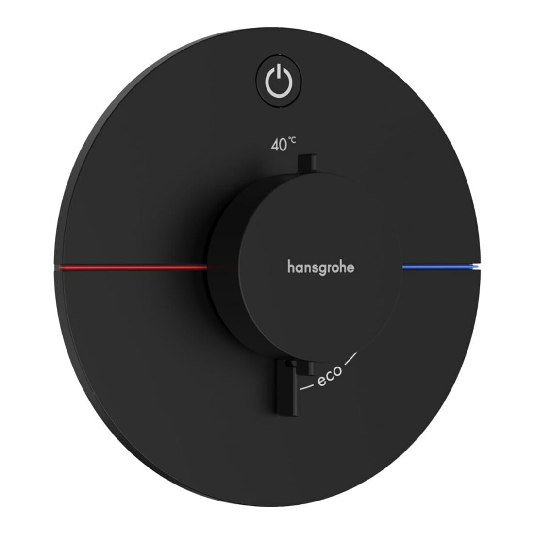 hansgrohe Thermostat ShowerSelect Comfort S encastré, 1 sortie, noir mat