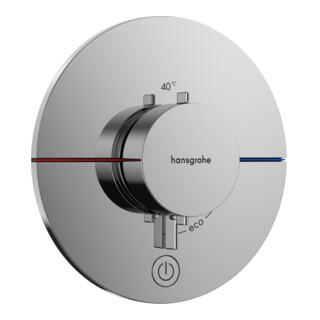 hansgrohe Thermostat ShowerSelect Comfort S encastré, 1 sortie usage + 1 sortie supp., chrome