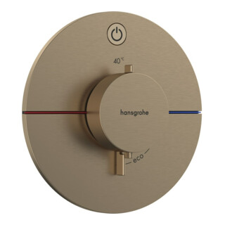 hansgrohe Thermostat ShowerSelect Comfort S encastré, 1 utilisateur, bronze brossé