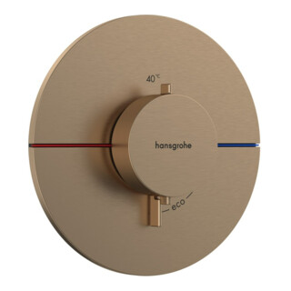 hansgrohe Thermostat ShowerSelect Comfort S encastré, pour 1 utilisateur, bronze brossé