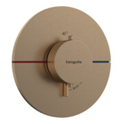 hansgrohe Thermostat ShowerSelect Comfort S encastré, pour 1 utilisateur, bronze brossé