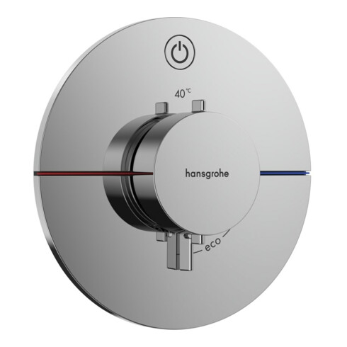 hansgrohe Thermostat ShowerSelect Comfort S encastré, pour 1 utilisateur, chrome