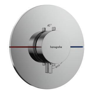 hansgrohe Thermostat ShowerSelect Comfort S encastré, pour 1 utilisateur, chrome