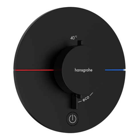 hansgrohe Thermostat ShowerSelect Comfort S UP, f 1 Verbr. u. 1 zus. Abg., matt-sw