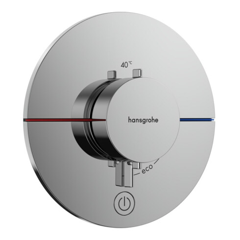 hansgrohe Thermostat ShowerSelect Comfort S UP, f 1 Verbr. u. 1 zus. Abgang, chrom