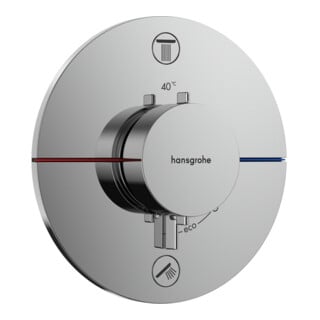 hansgrohe Thermostat ShowerSelect Comfort S UP, f 2 Verb, m Sich.Kombi EN 1717, chr