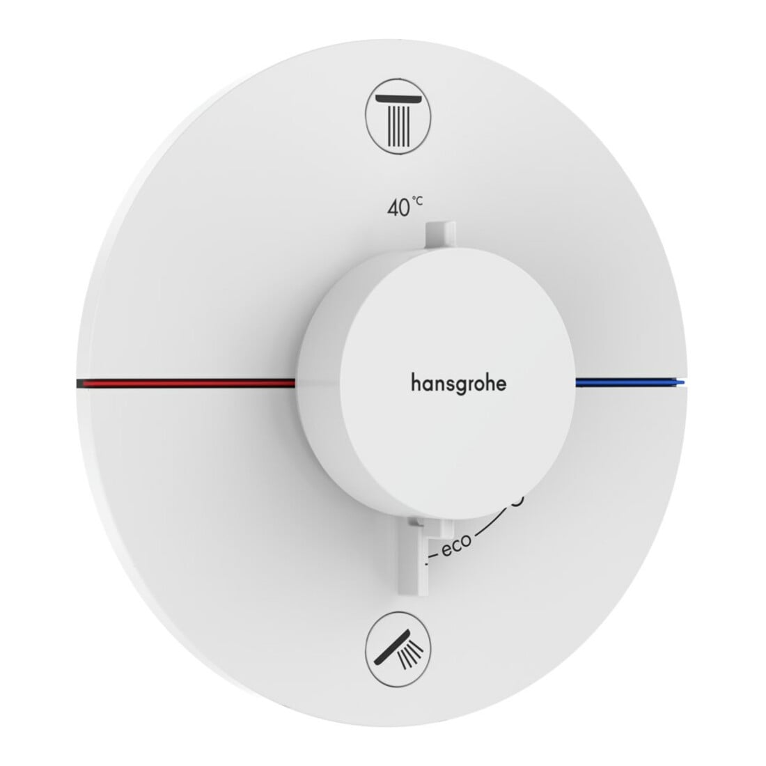 hansgrohe Thermostat ShowerSelect Comfort S UP, f 2 Verb, o Kom EN 1717, m.-we