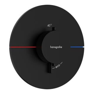 hansgrohe Thermostat ShowerSelect Comfort S UP, für 1 Verbraucher, mattschwarz