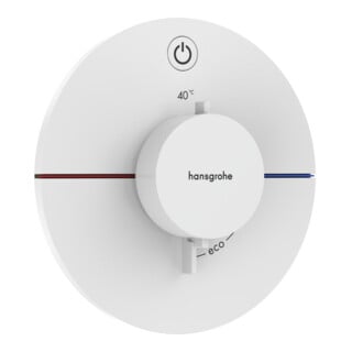 hansgrohe Thermostat ShowerSelect Comfort S UP, für 1 Verbraucher, mattweiß