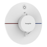hansgrohe Thermostat ShowerSelect Comfort S UP, für 1 Verbraucher, mattweiß