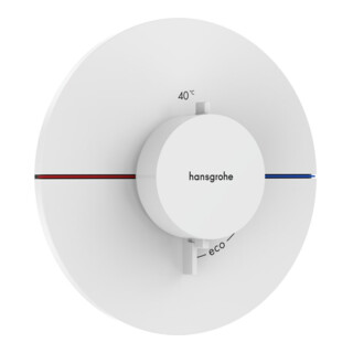 hansgrohe Thermostat ShowerSelect Comfort S UP, für 1 Verbraucher, mattweiß