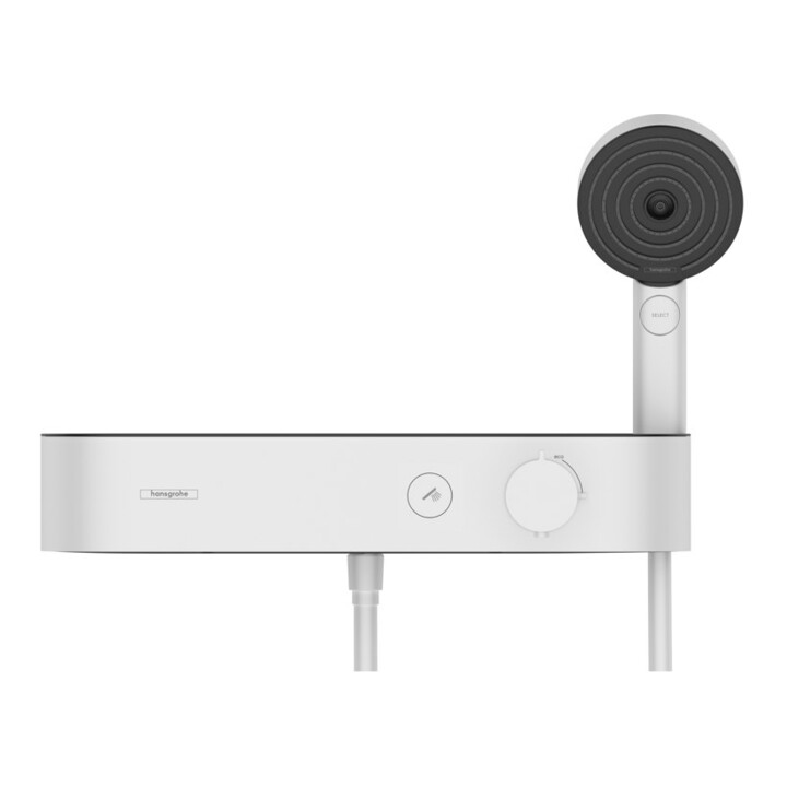 hansgrohe THM ShowerTablet Sel. 400 412x74mm, AP, 1 consommateur, blanc mat