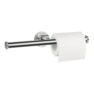 hansgrohe Toilettenpapierhalter Logis Uni. doppelt, Wandmontage, Messing, chrom