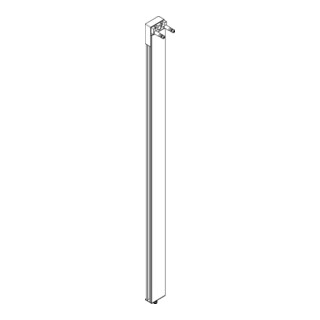 hansgrohe Tube de montée avec cache Showerpipe MW