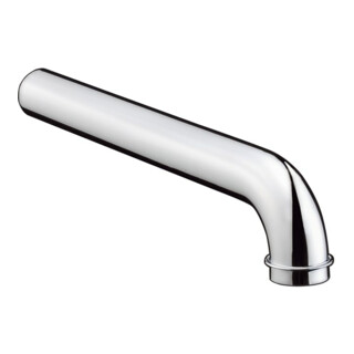 hansgrohe Tuyau 300 mm, coudé, avec support, laiton, chrome