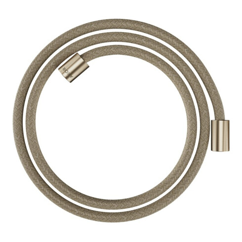 hansgrohe Tuyau de douche textile 1600 mm, raccords cylindriques mutuels, bronze brossé