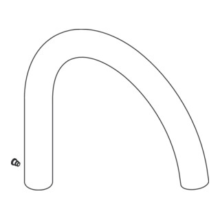 hansgrohe Tuyau de sortie KHM Vernis Shape+Blend MB
