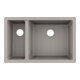 hansgrohe UB-Spüle S510-U635 180/450 658x398mm, 1 Hpt- u 1 Zu.B, o HL, bg-1
