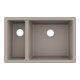 hansgrohe UB-Spüle S510-U635 180/450 658x398mm, 1 Hpt- u 1 Zu.B, o HL, bg-3