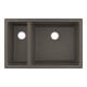 hansgrohe UB-Spüle S510-U635 180/450 658x398mm, 1 Hpt- u 1 Zu.B, o HL, st-g-4